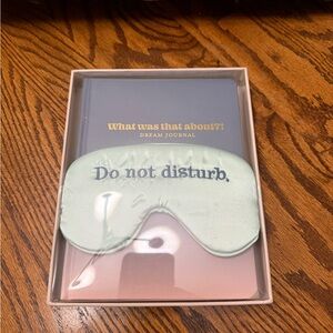 Dream Journal with Eye Mask